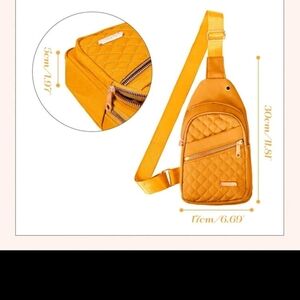 Stylish Quilted Sling Bag NWT